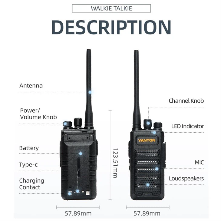Walkie Talkie For Professional Use